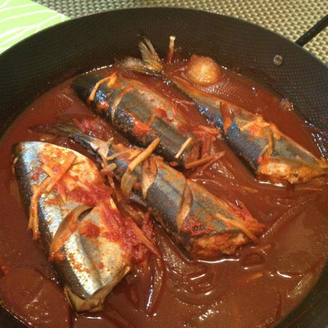 韓国の定番魚料理 秋刀魚のコチュジャン煮込み By イェジンさん レシピブログ 料理ブログのレシピ満載