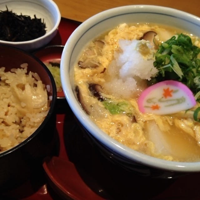 都庵のあんかけうどん
