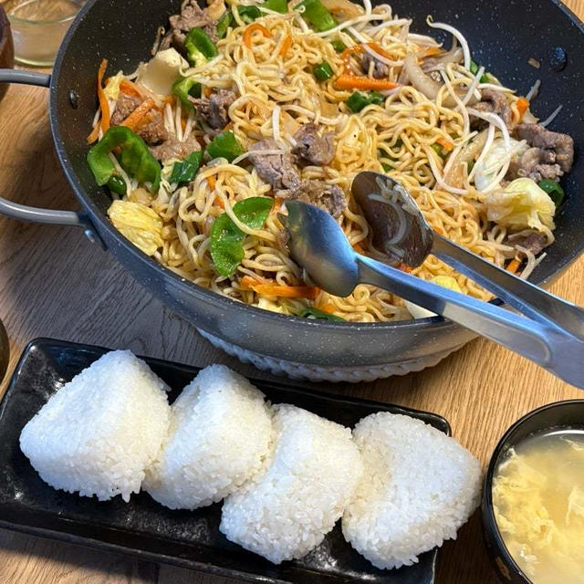 ジンギスカン焼きそば♪