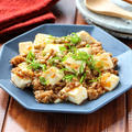 【レンチン麻婆豆腐】焼肉のたれで簡単！