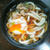 黄身がトローリ☆あったまる♪鶏玉うどん♪