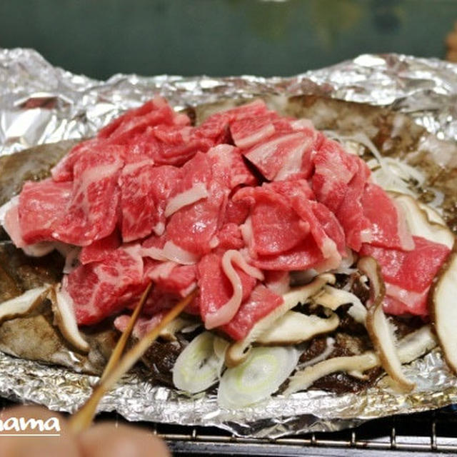 土佐あかうしの朴葉味噌焼き