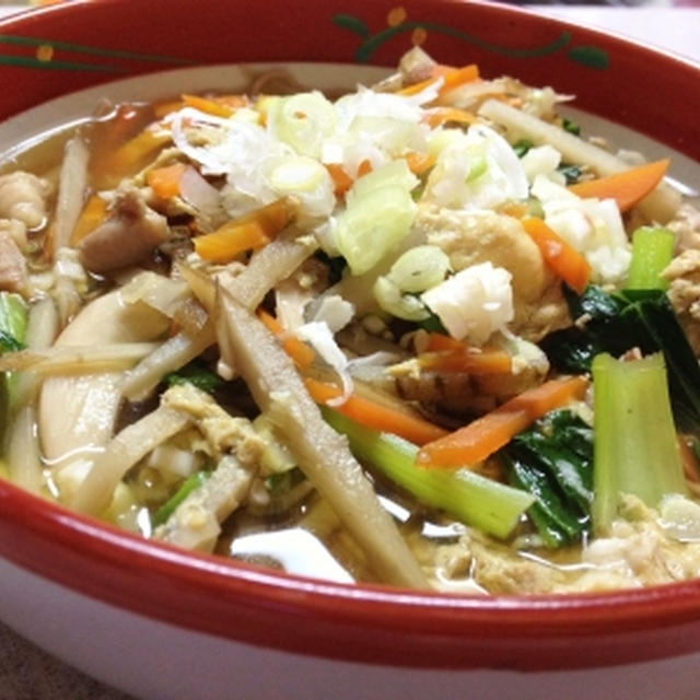 具だくさんの蕎麦♪