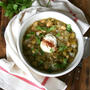 Okra Green Chiliオクラ入りグリーンチリ