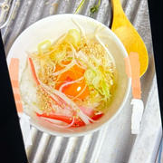 昨日の料理動画・カニカマと卵黄のご飯〜シャーロックホームズシャドウ〜VisionProで〜
