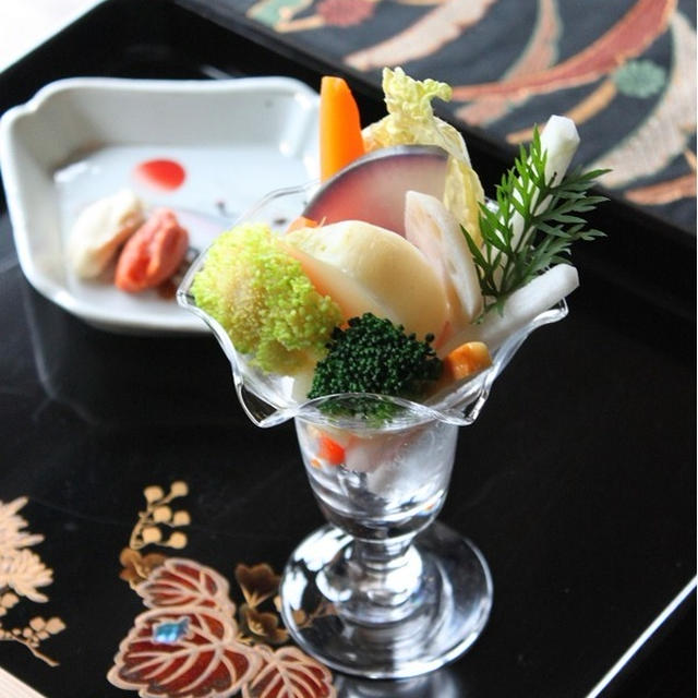 冬野菜のパフェ　クリスマスにも♪