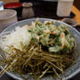 そば太鼓亭の春菊天おろしそば、昨日の晩ごはん#私のごはん