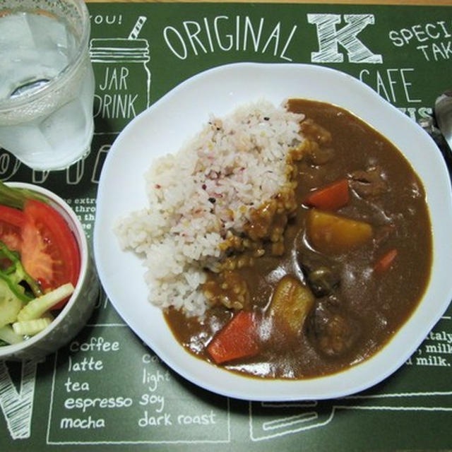 カレー＆ハヤシのルゥを使って・・・