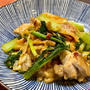 21/10/31　鶏肉と小松菜のキムチマヨ炒め