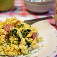 栄養満点！美味しさ香る大根の葉のチャーハン