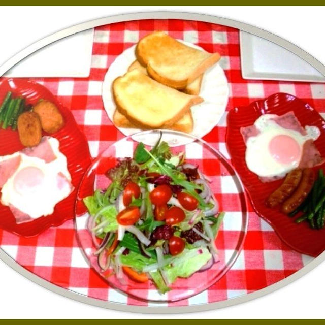モーニングセット風朝ご飯