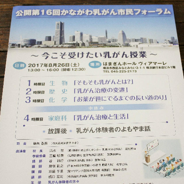 かながわ乳がん市民フォーラムに行ってきました♪