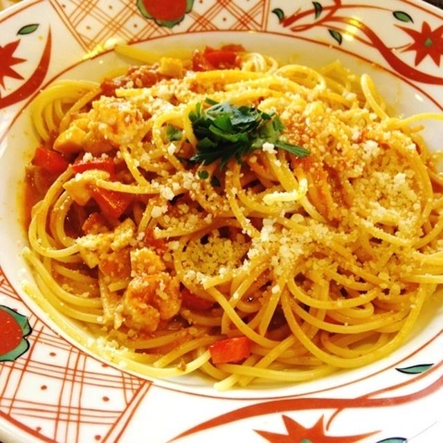 オマール海老のビスクスープスパゲティ