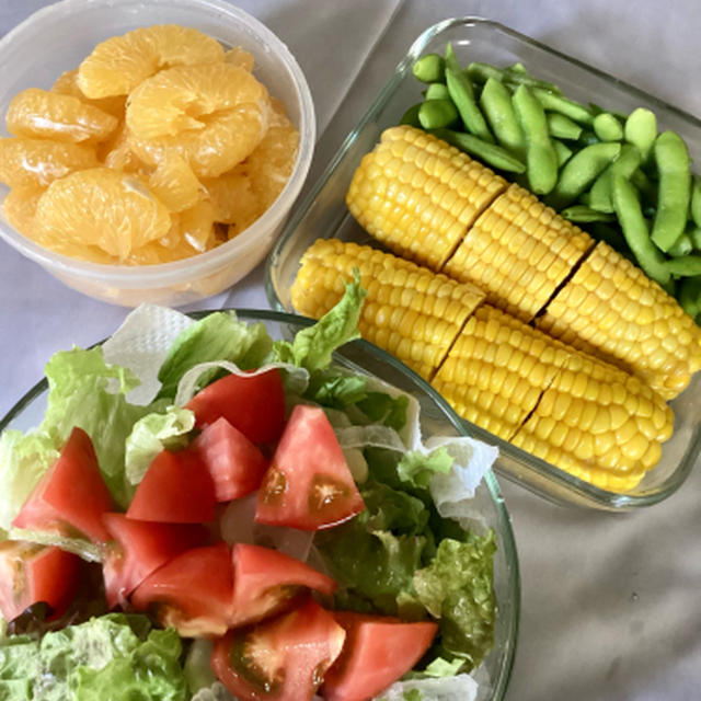 夏のごはん、ランチもうちでも