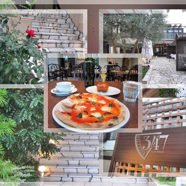 南欧風ガーデンのイル･ピノーロ系列イタリアン☆PIZZERIA 347（船橋･ペットOK