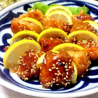鶏むね肉の甘辛照り焼き*ハニーレモンチキン