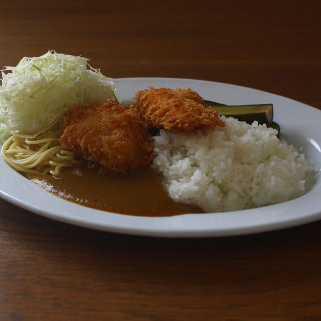 カツカレーライス＆スパゲッティ