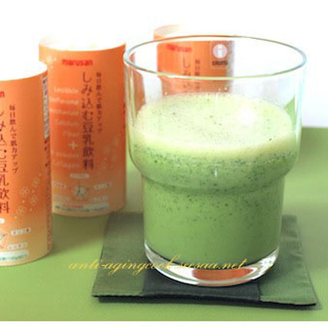 梨花さんもご愛用のしみこむ豆乳飲料豆乳の日キャンペーン中+12円で1セット。
