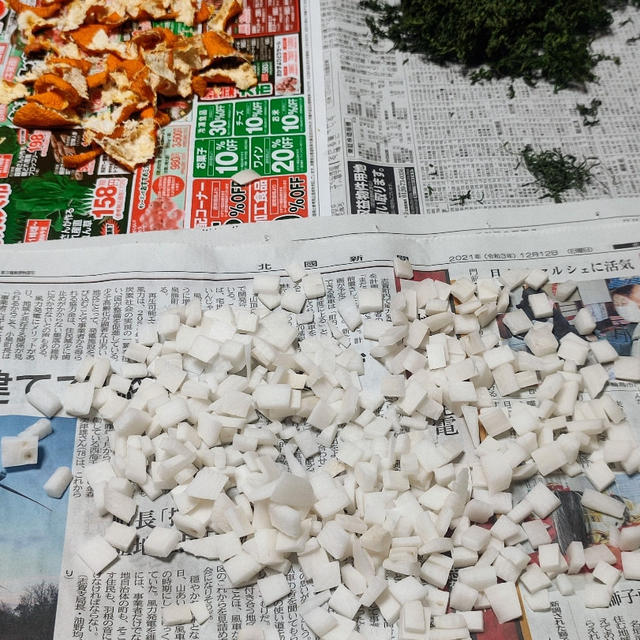 自家製乾物…エコ生活に酔いしれる