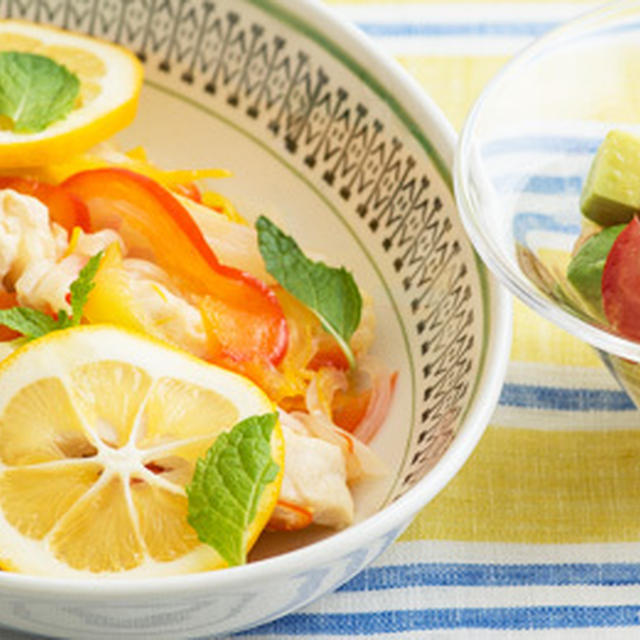 鶏肉とレモンのレンジ蒸し＆ごろごろトマトとセロリの冷奴【kit Oisix第二弾販売のお知らせ】