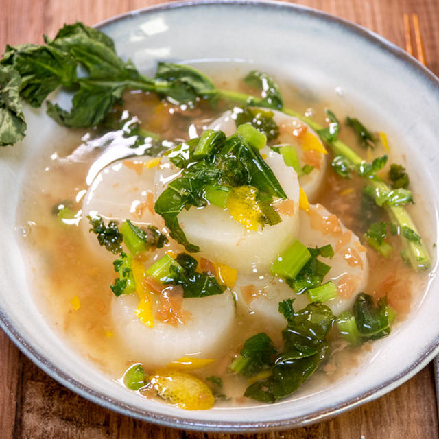 酸味が美味しい「紫大根の梅、柚あんかけ煮」&「美味しいお蕎麦が食べたくなってきた」