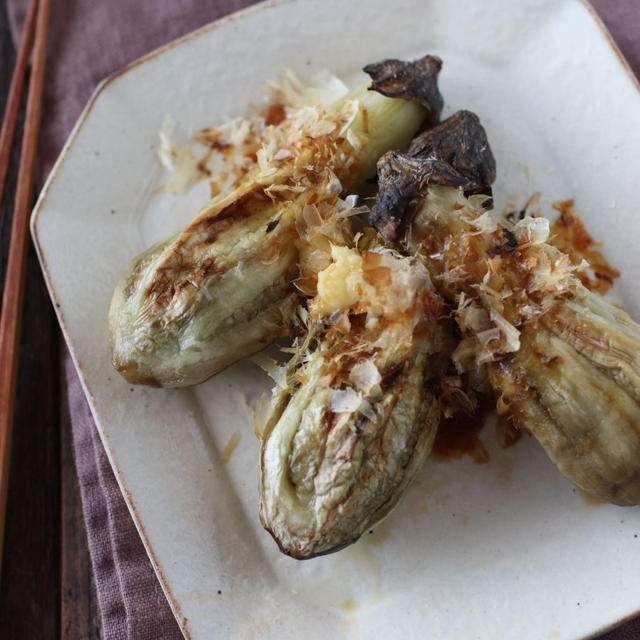 【レシピ】じゅわーっとおいしい。香ばし焼きなす