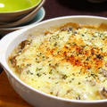 きのことツナのチーズ焼き　　ヨーグルトマヨソースでコクがあるのにサッパリです！