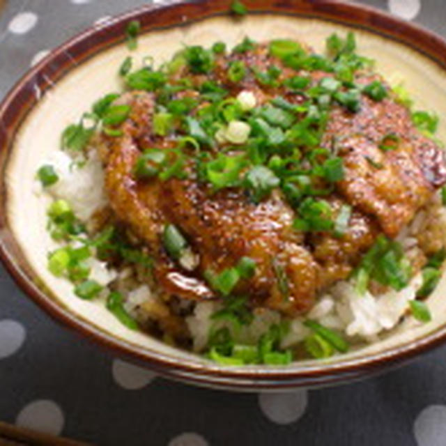 鯵のカレー蒲焼丼