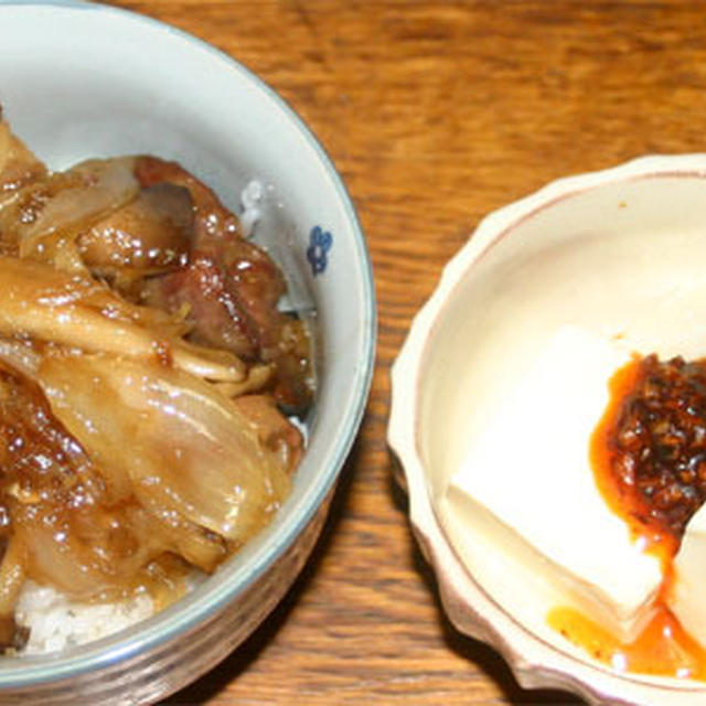 鶏レバー丼