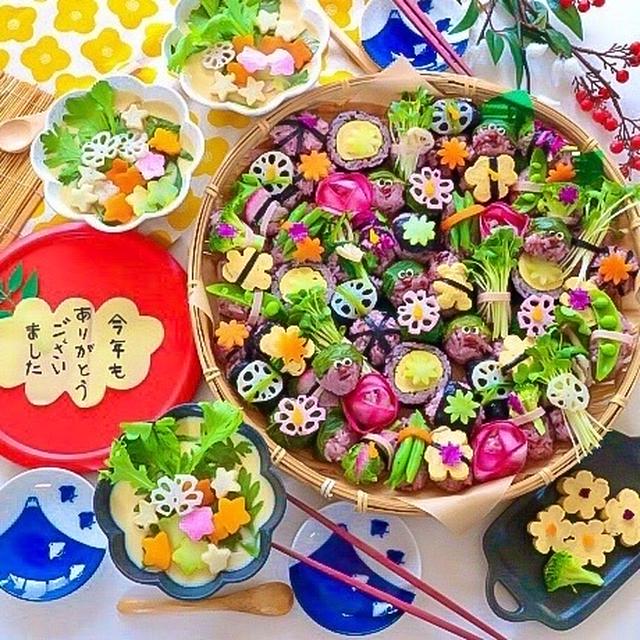 2019年最後の投稿＊今年もありがとうございましたのメッセージデコごはん