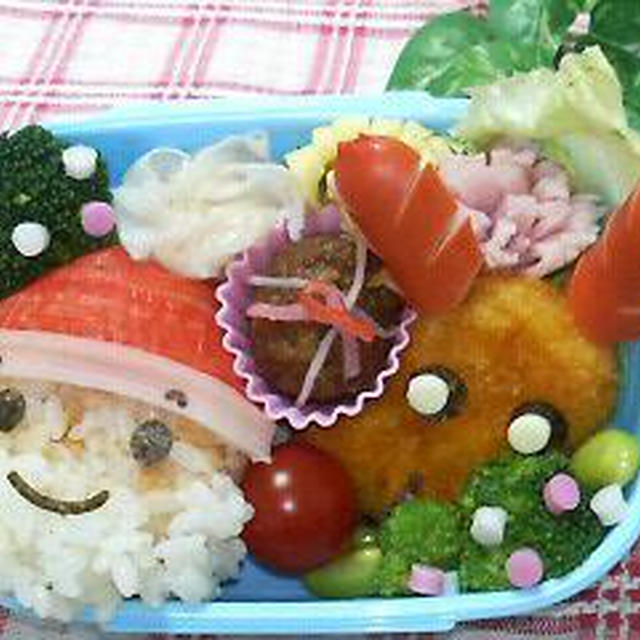 サンタ＆トナカイ弁当