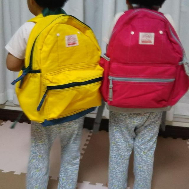 通園用リュックを買い...