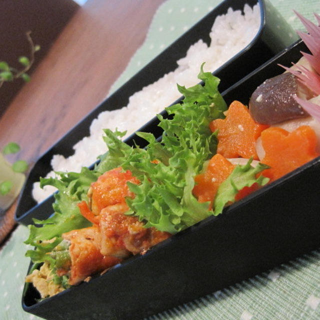 豚の野菜巻き弁当とレシピ掲載のお知らせ