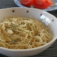 鍋の残りスープを使ったパスタ