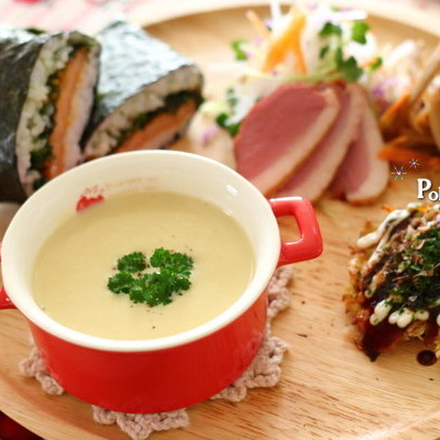 花粉症を軽減するれんこんを、野菜氷（れんこん氷）にして保存　＆れんこん入りコーンポタージュ