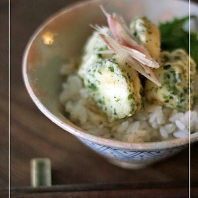 すずきの磯辺揚げ丼♪