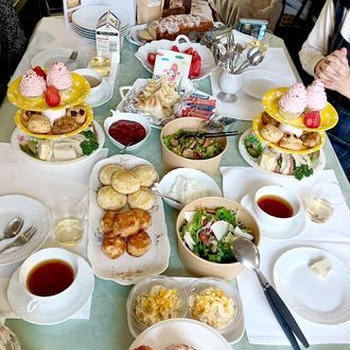 アフタヌーンティーのケータリング