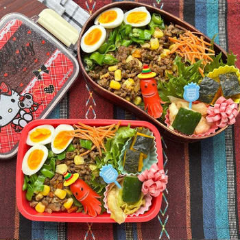 時短でサクッとペッパーライス風のお弁当