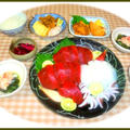 今夜も美味しいお刺身定食