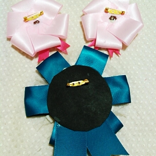 ロゼット☆試作のつもりが満足な仕上がり～ハンドメイド