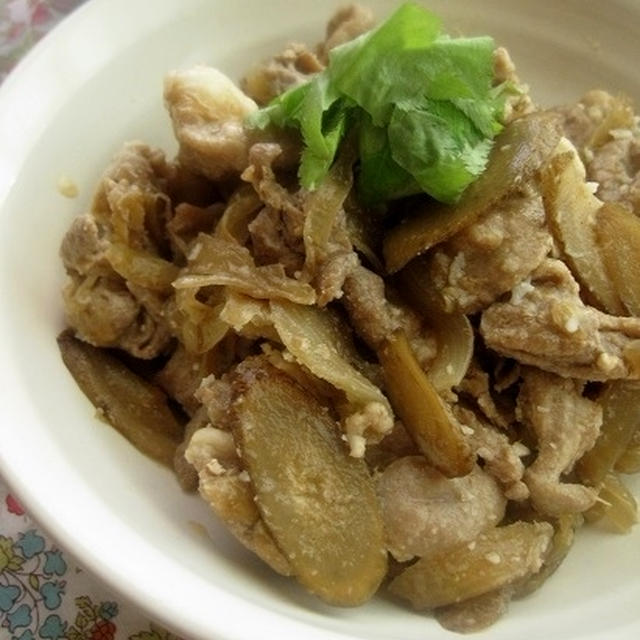 常備菜に☆豚肉とごぼうの炒め物
