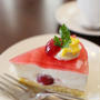 アメリカンチェリーのレアチーズケーキ