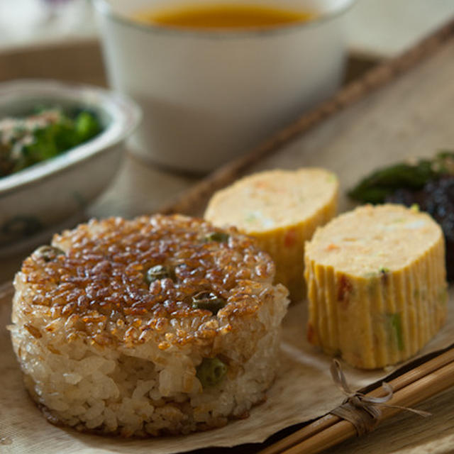 一汁一菜　焼きおにぎりでおもてなし