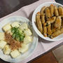 豚肉の野菜巻き♪ 揚げないだからヘルシー揚げ出し豆腐♪