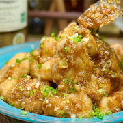 【レシピ】クセになるおいしさ♬鶏むね肉のやみつき柚子胡椒油淋鶏♬