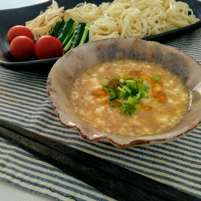 ゴマ×豆腐でタレまで美味しいヘルシーそうめん