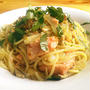 サーモンの塩麹漬けをパスタにしてみた