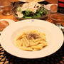 パスタ番長の『ブルーチーズパスタ』の夜ごはん。