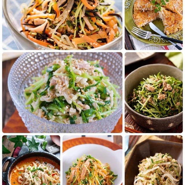 野菜高騰に負けない！「豆苗＆もやし＆切り干し大根レシピ7選」