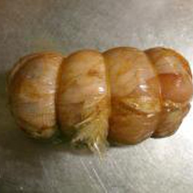 鶏むねロールで朝ごはん